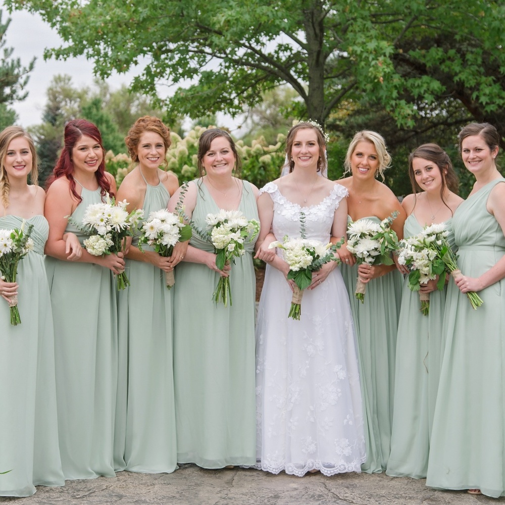 SOLD Weddington Way Sage Bridesmaid Dress Savannah - Picture 5 of 5
